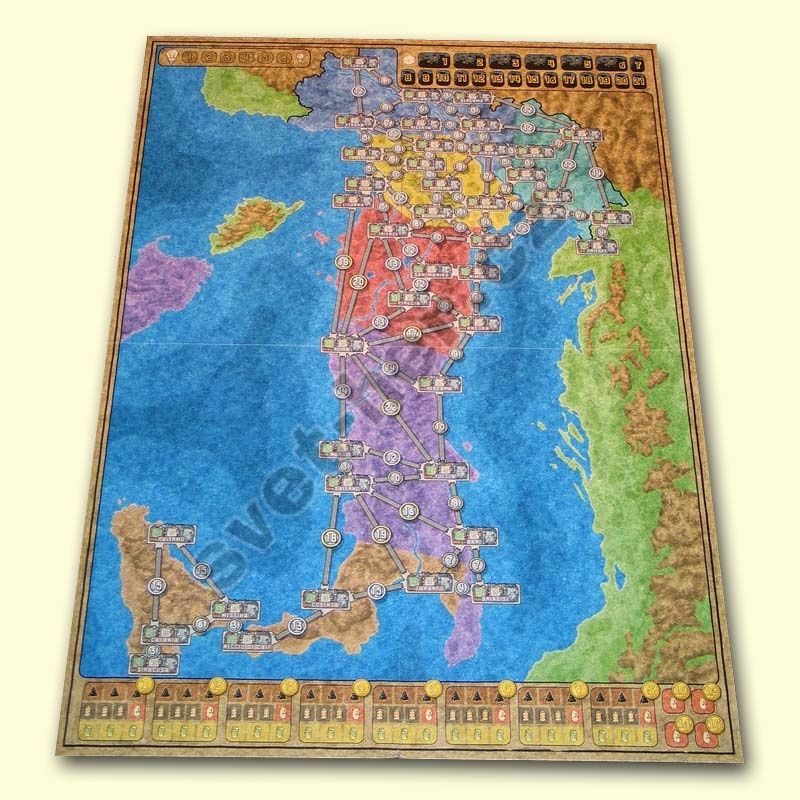 Vysoké napětí - mapa Itálie/Francie