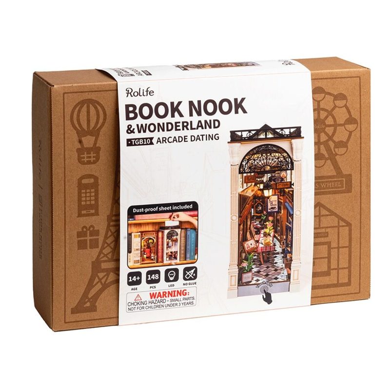 3D Puzzle Zarážka na knihy: Setkání v pasáži s knihami 148d