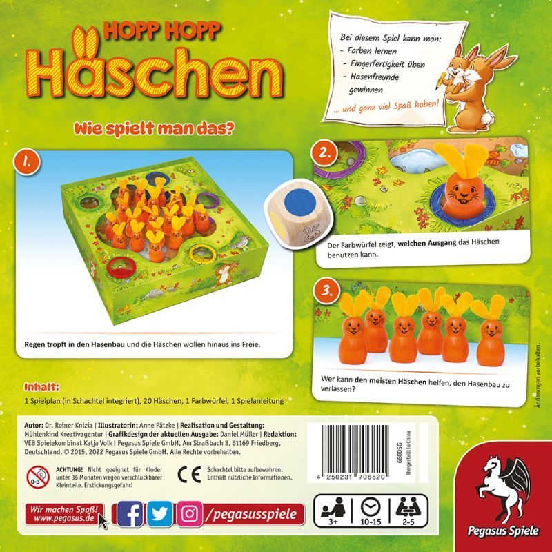 Hopp Hopp Häschen (Zajíček v své jamce)