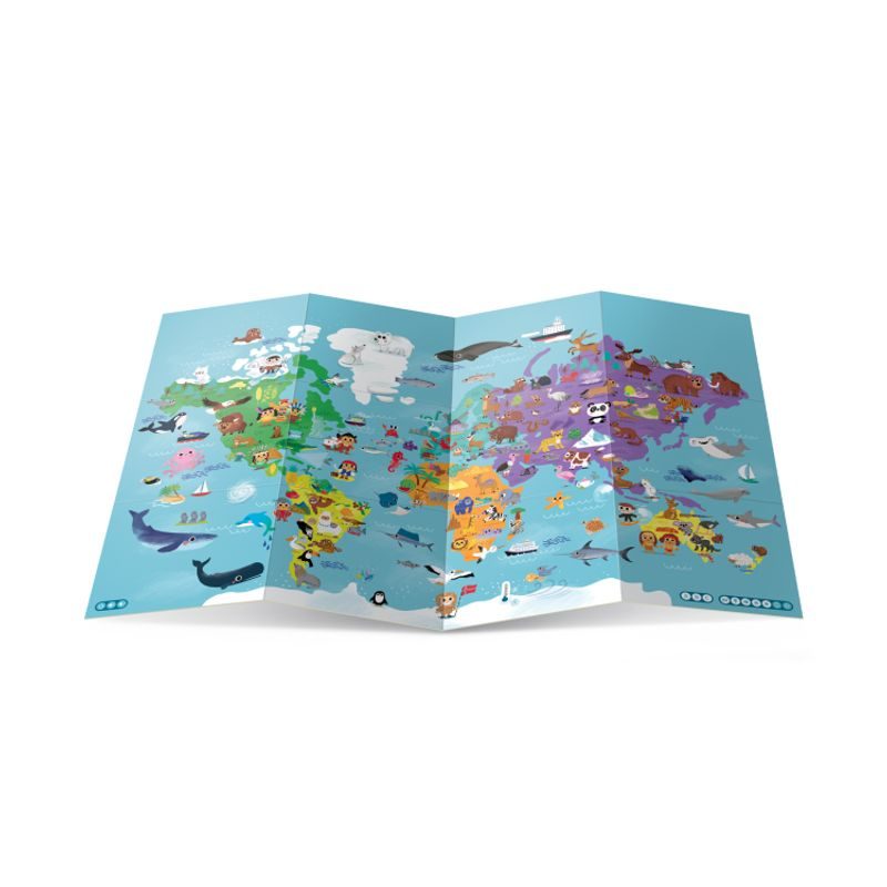 Kouzelné čtení: Mapa světa pro děti