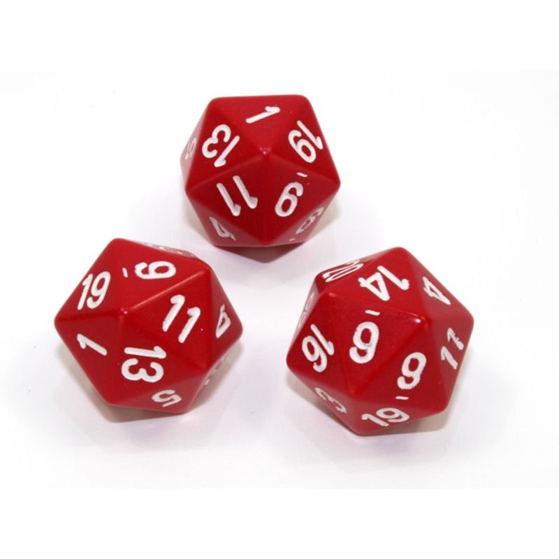 Kostka 20 stran jednobarevná