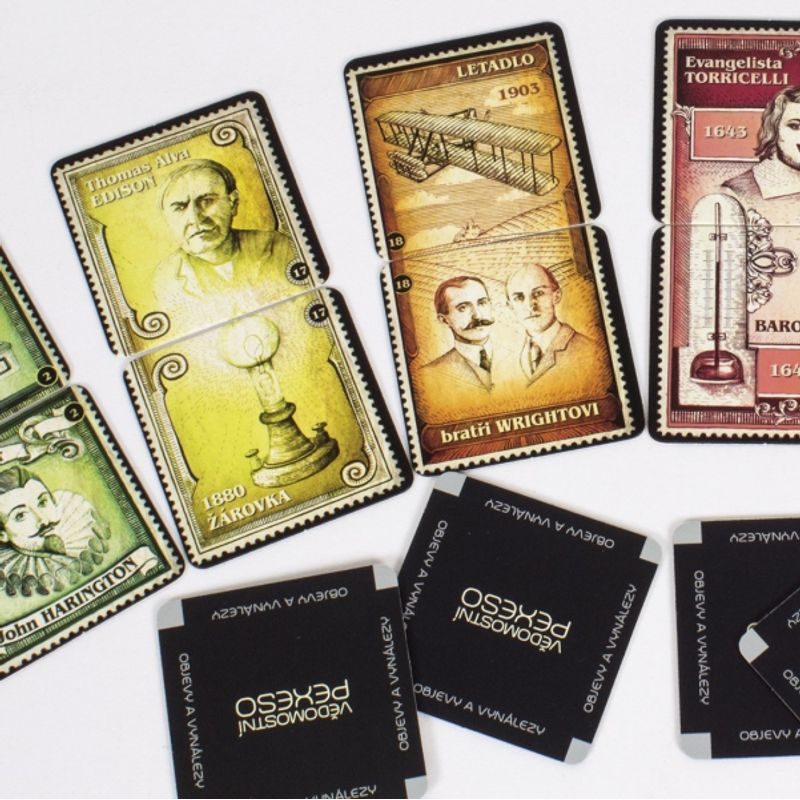 Vědomostní pexeso: Objevy a vynálezy