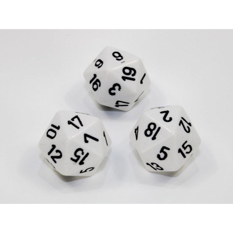 Kostka 20 stran jednobarevná