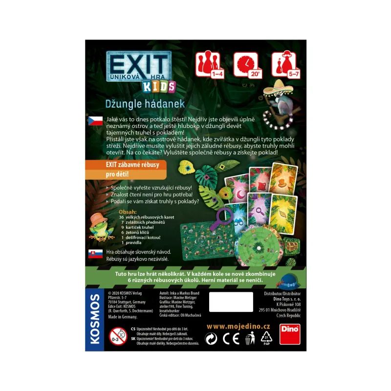 Exit: Úniková hra pro děti - Džungle hádanek
