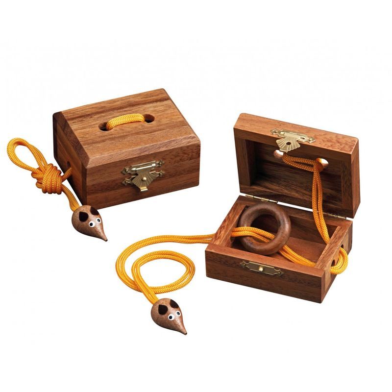 Hlavolam provázkový - Past na myši