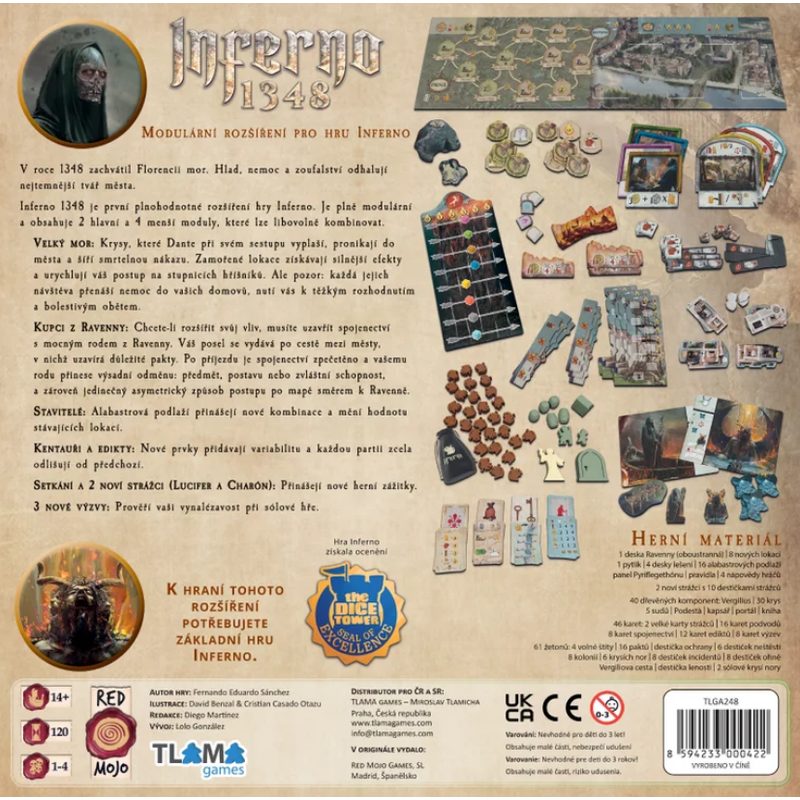 Inferno - 1348 rozšíření