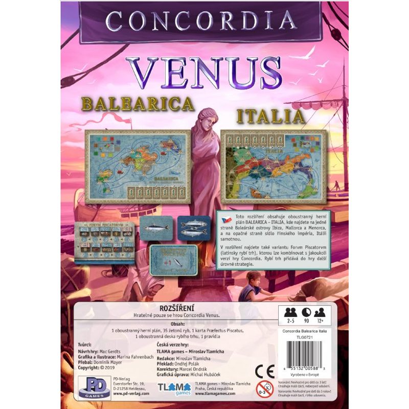Concordia: Venus - Balearica, Italia (CZ, EN, DE)