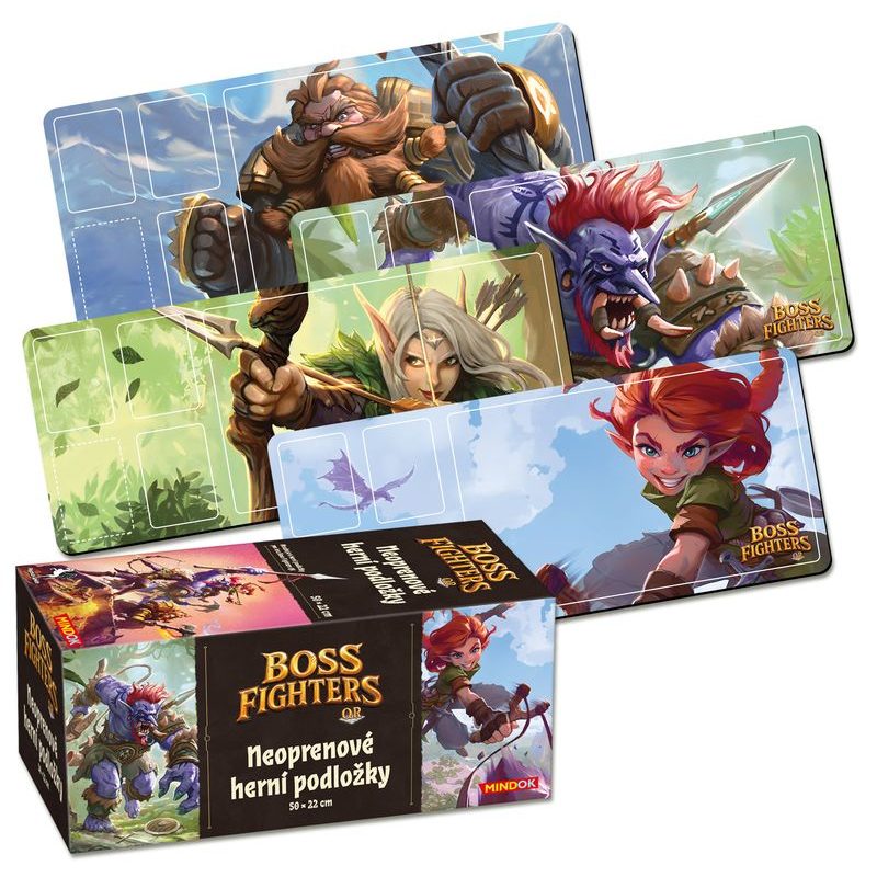 Boss Fighters QR - Neoprénové herní podložky