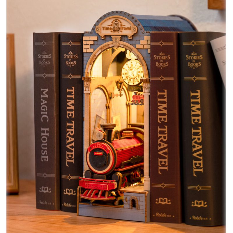 3D Puzzle Zarážka na knihy: Kouzelné nádraží 258d