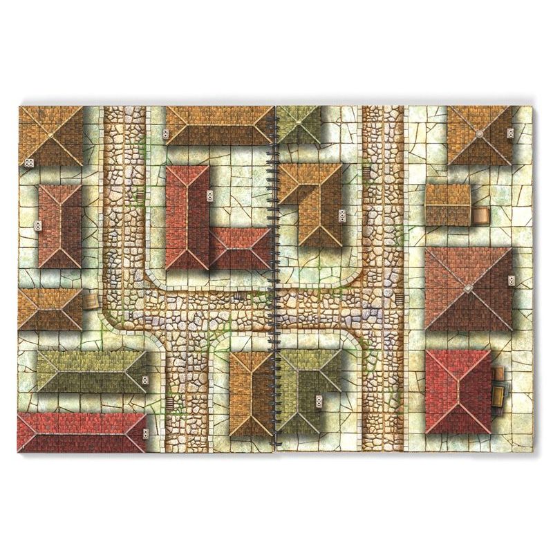 Giant Book of Battle Mats - Streets, Sewers & Cemeteries
