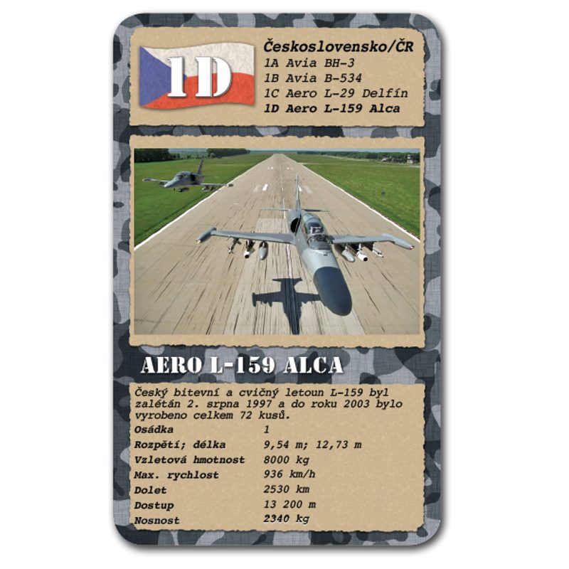 Kvarteto Military: Letadla