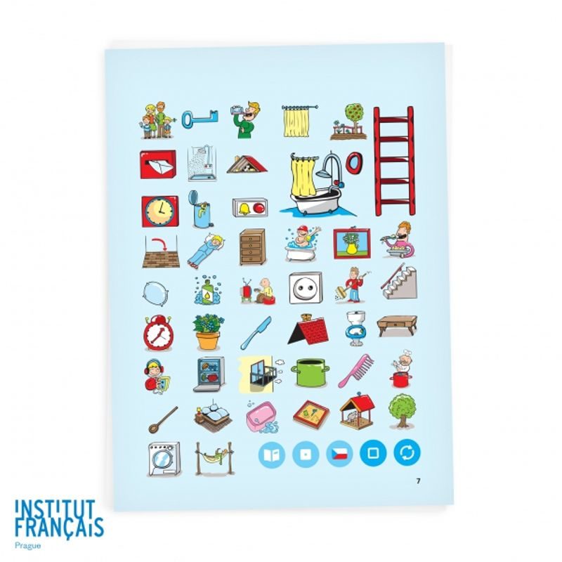 Kouzelné čtení: Francouzský obrázkový slovník (kniha)