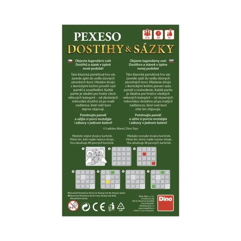 Pexeso Dostihy a sázky