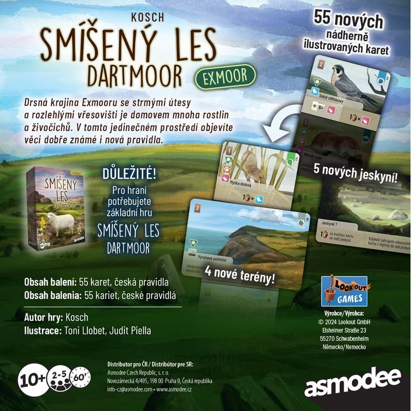 Smíšený les: Dartmoor - Exmoor