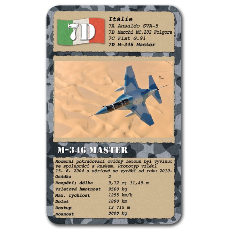 Kvarteto Military: Letadla