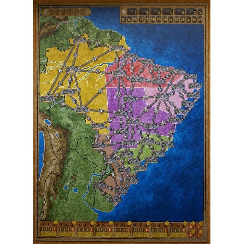 Vysoké napětí - mapa Brazílie/ Španělsko a Portugalsko (Recharged)