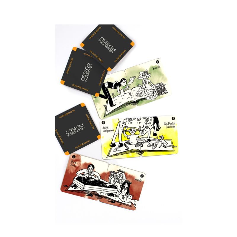 Vědomostní pexeso: Slavné knihy