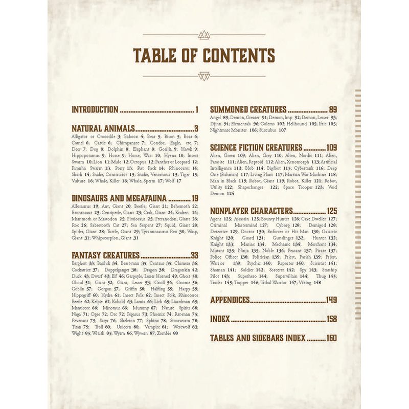 Basic Roleplaying: Creatures