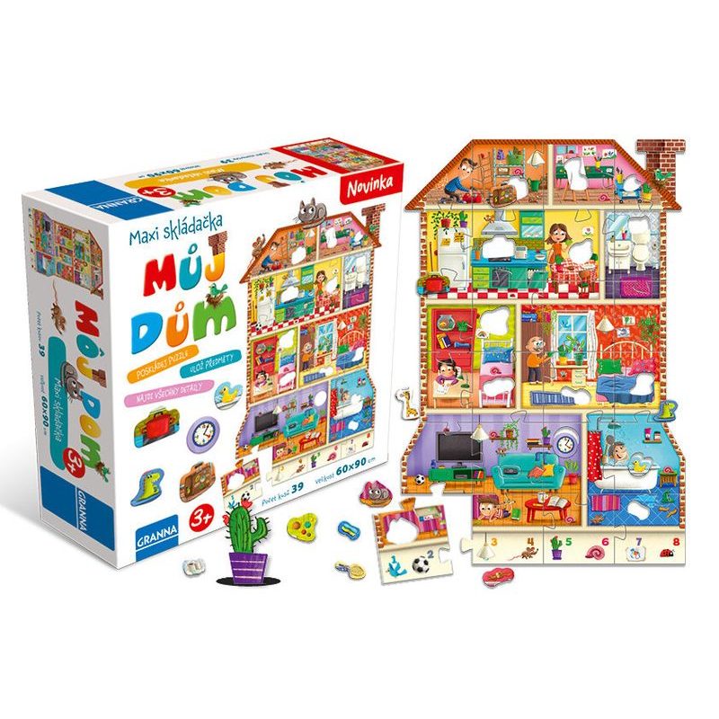 Puzzle Můj dům 39d