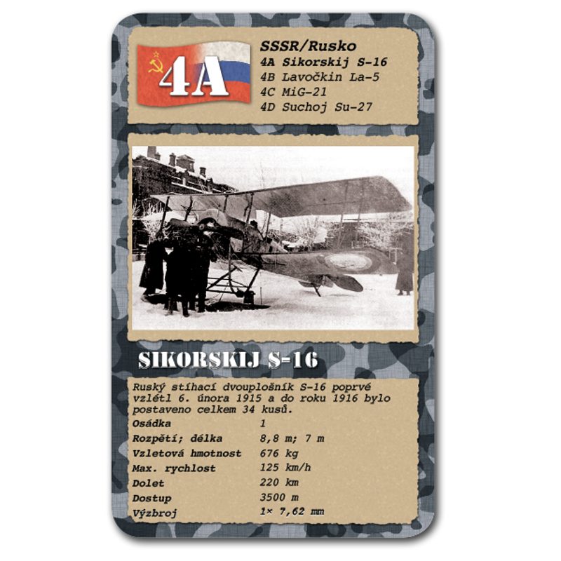 Kvarteto Military: Letadla