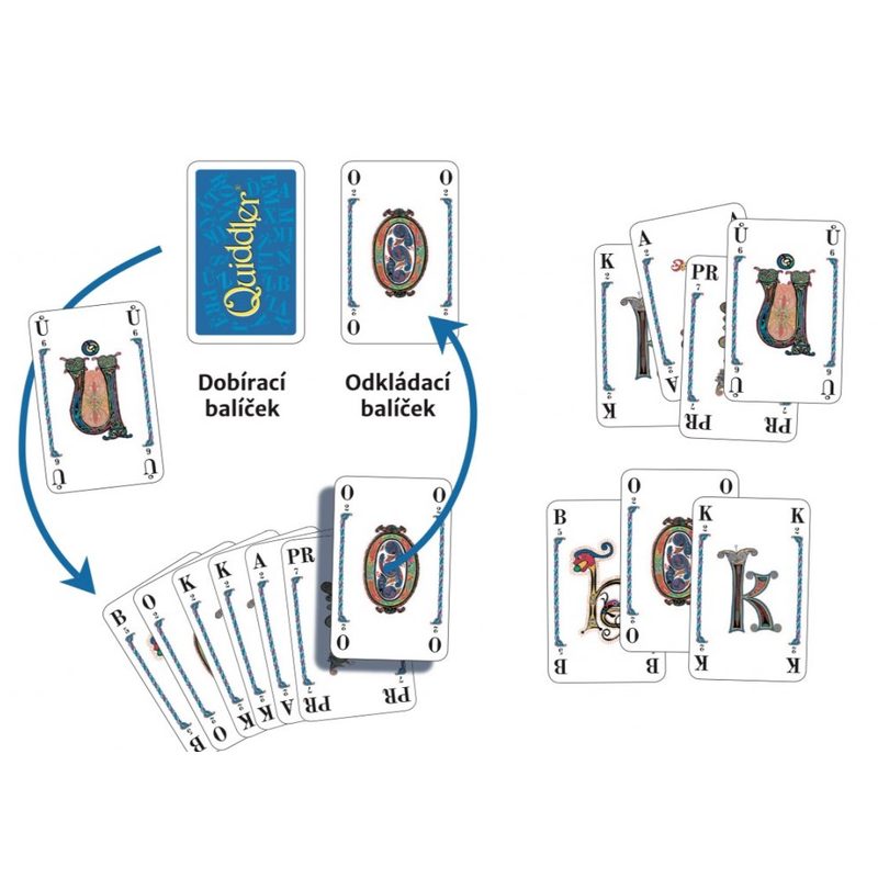 Quiddler: Žolíky se slovy