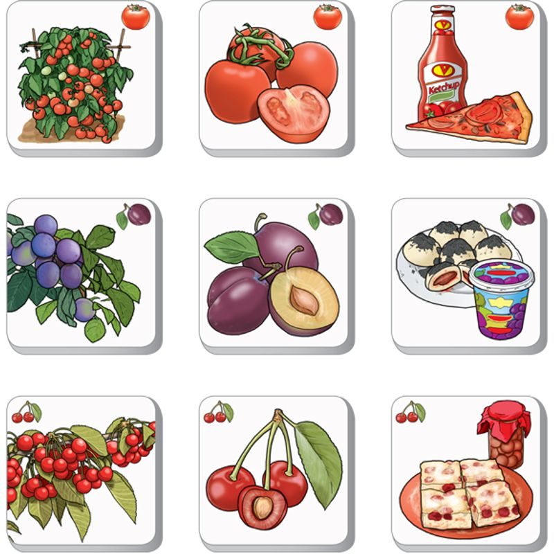 Pexetrio: Ovoce a zelenina