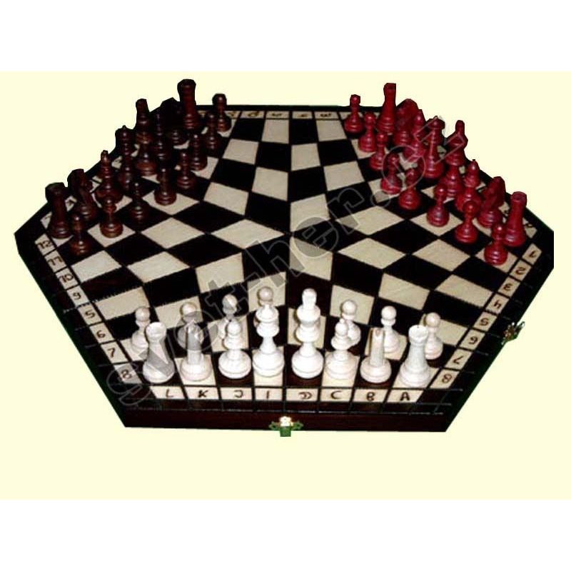 Šachy pro tři hráče - velké