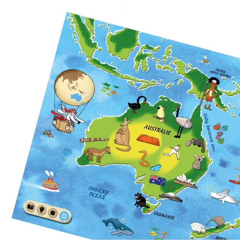 Kouzelné čtení: Atlas světa (kniha)