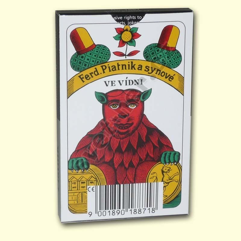 Hrací karty: Mariáš jednohlavý PIATNIK