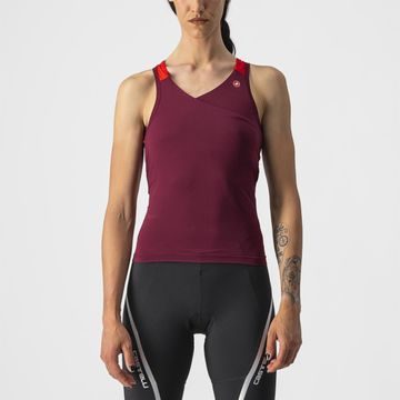 Dámský dres Castelli Solaris Top (Bordeaux/red)