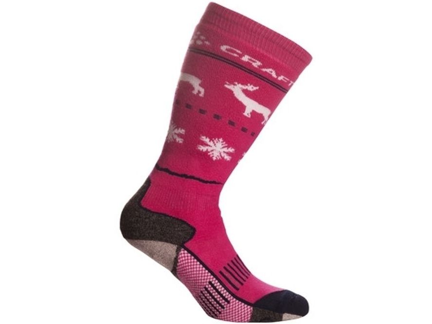 Ponožky Craft Warm Cross Country 43-45 růžová
