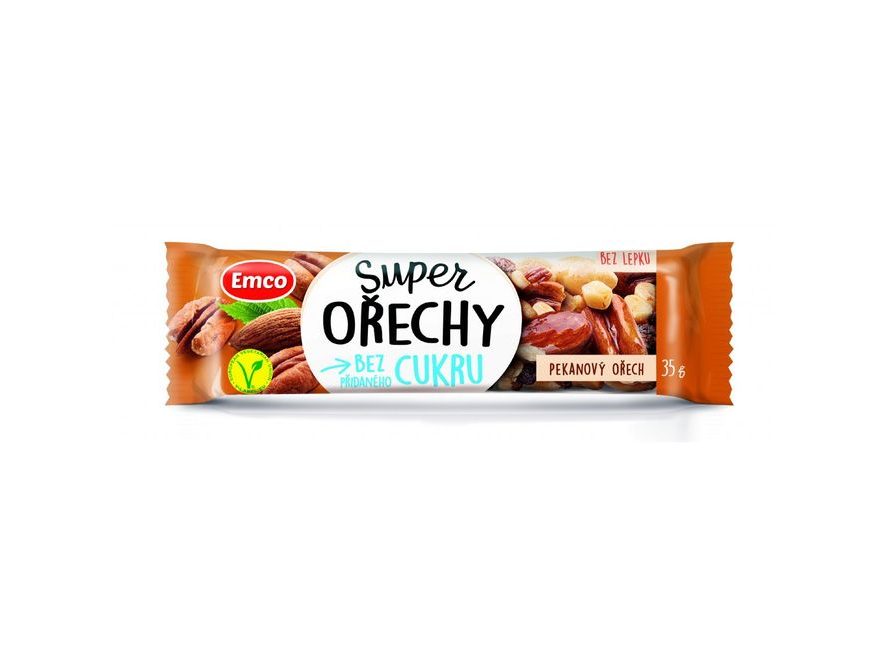 Emco Tyčinka Superořechy pekan 35g