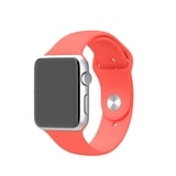 Apple Watch 42mm silikonový řemínek pásek melounově červený