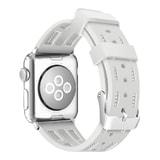 Apple Watch 42mm 44MM silikonový řemínek bílý