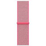 Apple Watch 42mm tkaný nylonový provlékací sportovní řemínek růžový