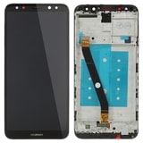 Huawei Mate 10 lite LCD displej dotykové sklo černé komplet přední panel včetně rámečku