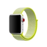 Apple Watch 42mm 44MM tkaný nylonový provlékací sportovní řemínek zelený