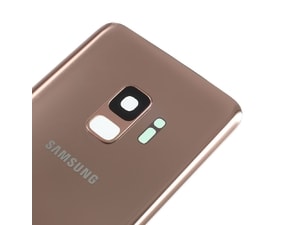 Samsung Galaxy S9 zadní kryt baterie osazený včetně krytky čočky fotoaparátu zlatý G960