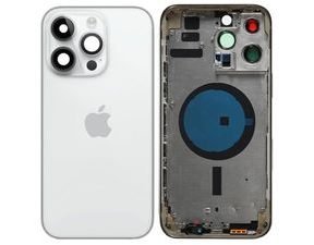 Zadní kryt baterie housing pro iPhone 14 Pro (Stříbrný)