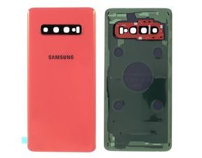 Samsung Galaxy S10 zadní kryt baterie osázený včetně krytky fotoaparátu červený G973