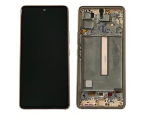 Samsung Galaxy A53 5G A536 LCD displej dotykové sklo originální (Service Pack) Zlatý
