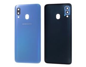 Samsung Galaxy A40 zadní kryt baterie včetně krytky čočky fotoaparátu modrý A405