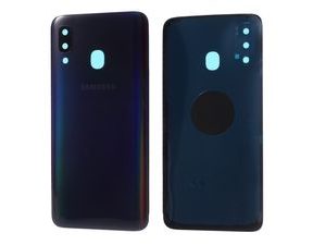 Samsung Galaxy A40 zadní kryt baterie včetně krytky čočky fotoaparátu černý A405