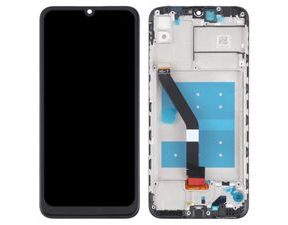 Honor 8A / Huawei Y6s LCD displej dotykové sklo černé (včetně rámečku)
