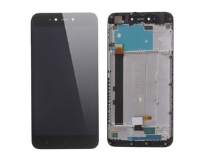 Xiaomi Redmi Note 5A LCD displej dotykové sklo černé včerně rámečku