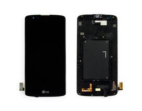 LG K8 LCD displej + dotykové sklo komplet rámeček K350