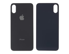 Apple iPhone XS zadní kryt baterie černý s větším otvorem na kameru