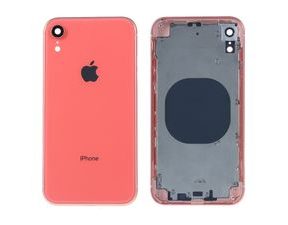 Apple iPhone XR zadní kryt baterie včetně rámečku telefonu růžový