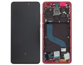 Xiaomi Mi 9T LCD displej dotykové sklo včetně rámečku (Service Pack) Red