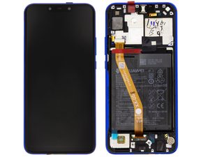 Huawei Nova 3i LCD displej dotykové sklo modré (Service Pack) Iris Purple
